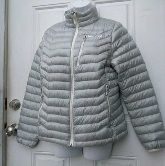 MARMOT Women’s Silver Ultralight Puffer Jacket Goo - Picture 2 of 7